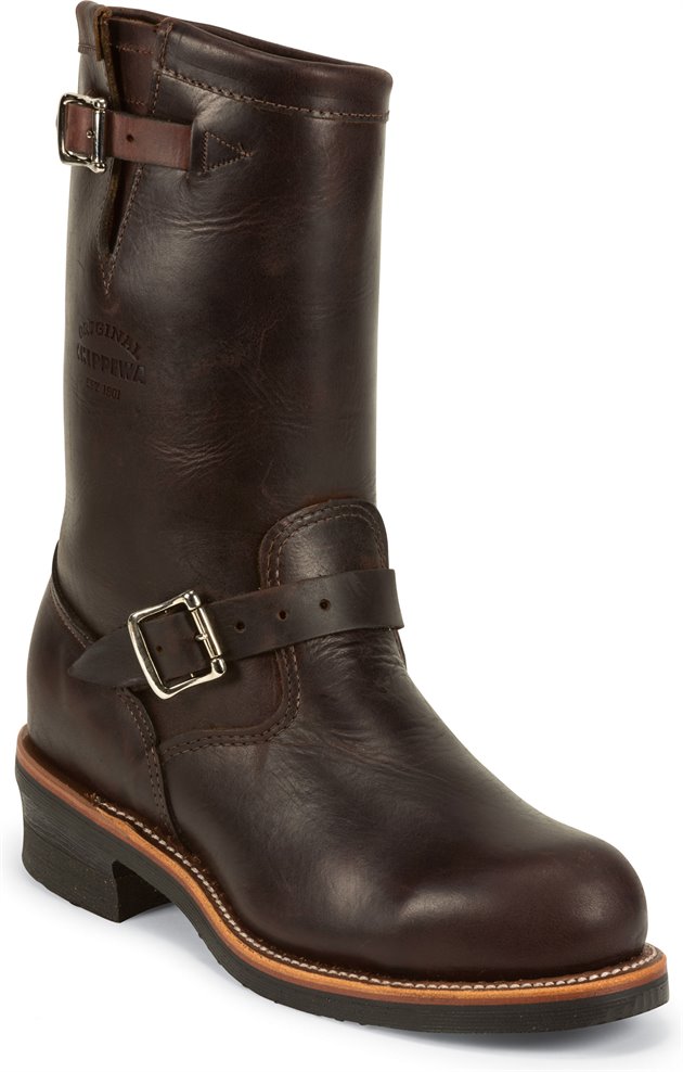 Chippewa Boots Pierce Cordovan ST 11 inch in Medium Brown